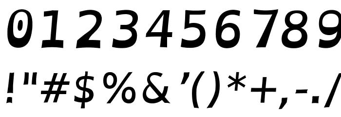OpenDyslexic Bold Italic Font OTHER CHARS