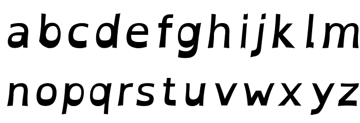 OpenDyslexic Bold Italic Font LOWERCASE