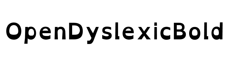 OpenDyslexic Bold  les polices de caractères gratuit tlcharger