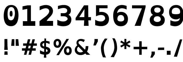 OpenDyslexic Bold Font OTHER CHARS