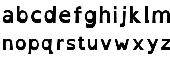 OpenDyslexic Bold Font LOWERCASE
