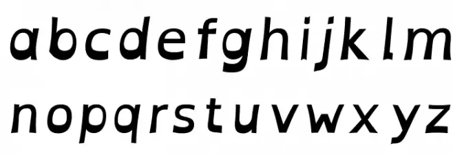 OpenDyslexicAlta Bold Italic フォント 小文字