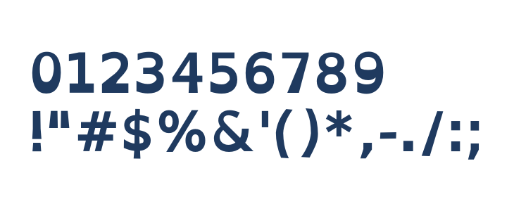 OpenDyslexicAlta Bold Other Characters