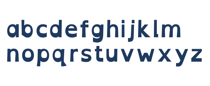 OpenDyslexicAlta Bold Lowercase