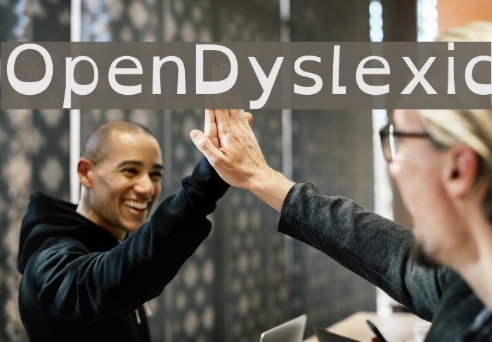 OpenDyslexic Font examples