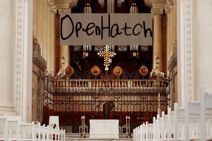 OpenHatch Font examples
