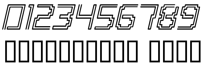 OpenMind Italic Font OTHER CHARS