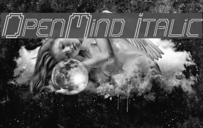 OpenMind Italic Font examples