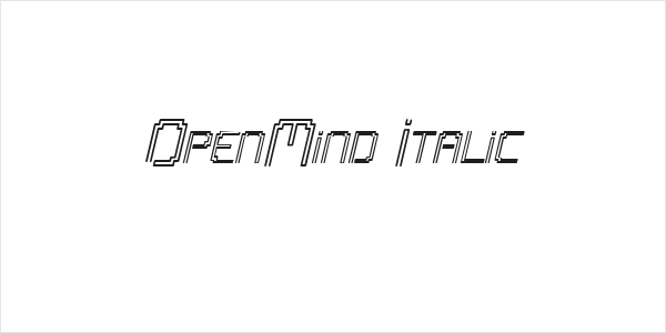 OpenMind Italic Logo