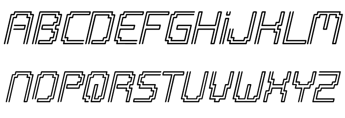 OpenMind Italic Font LOWERCASE