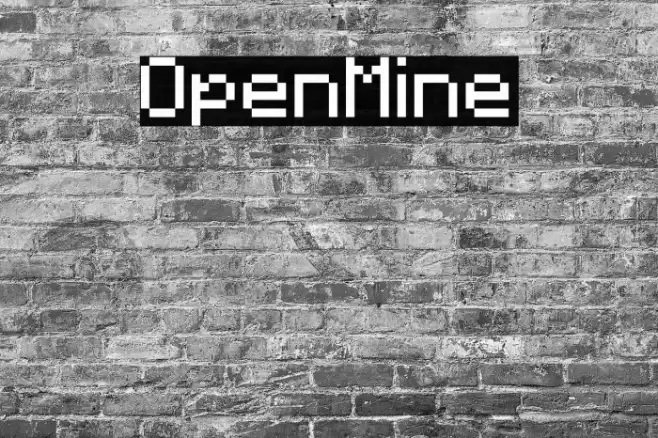 OpenMine Font examples