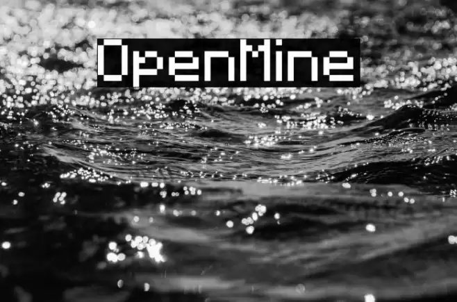 OpenMine Font examples
