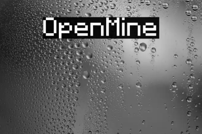 OpenMine Font examples