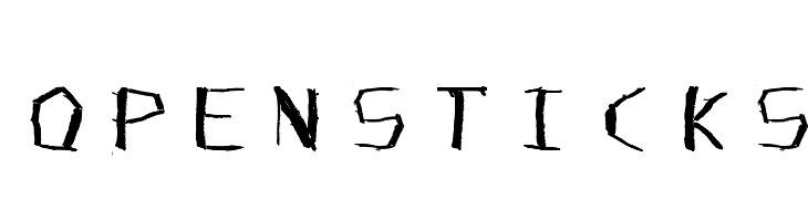 OpenSticks  font caratteri gratis