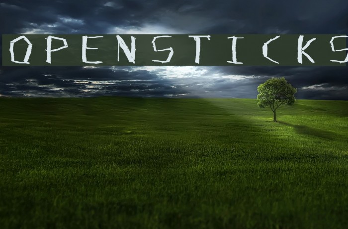 OpenSticks Font examples