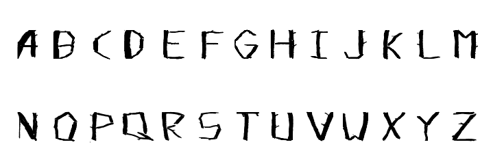 OpenSticks Font LOWERCASE