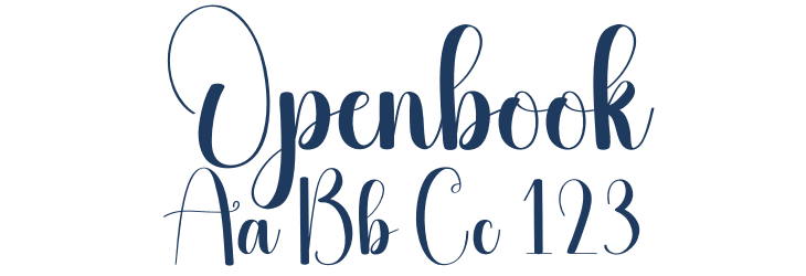 Openbook Font Preview