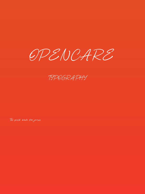 Opencare Poster