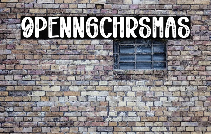 Opening Christmas Example 2