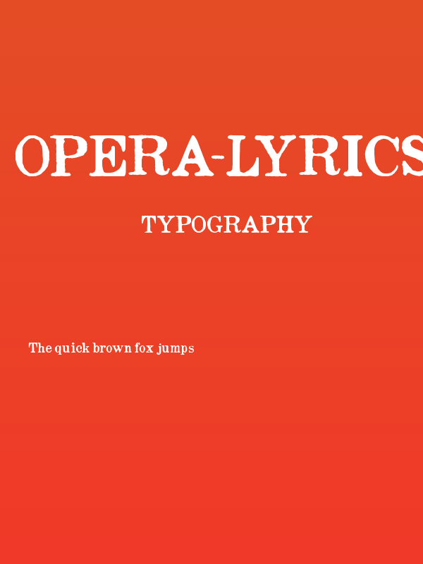 Opera-Lyrics Smooth Poster