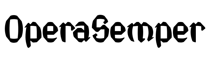 OperaSemper Fonte
