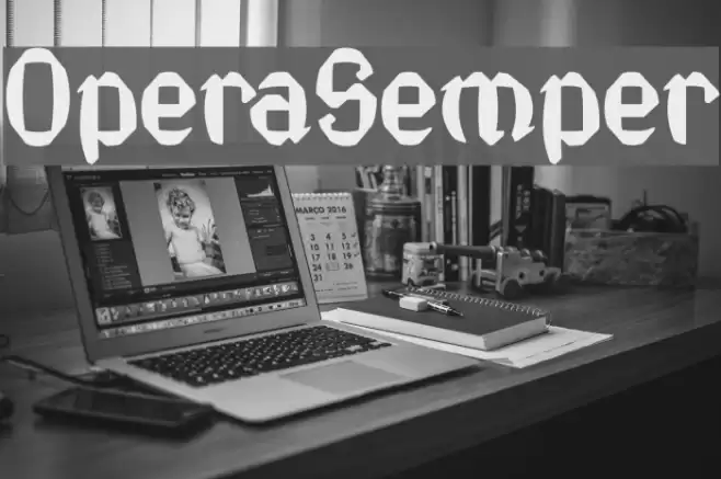 OperaSemper Font examples