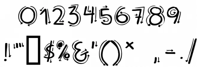 Operating instructions Шрифта ДРУГИЕ символов