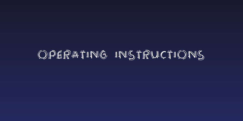 Operating instructions Social Header