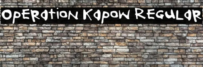 Operation Kapow Regular Example 2