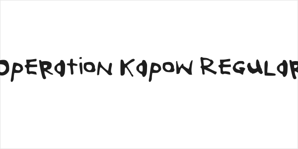 Operation Kapow Regular Logo