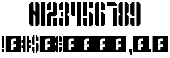 Operation Regular Font OTHER CHARS