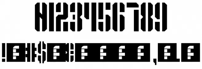 Operation Regular Font OTHER CHARS