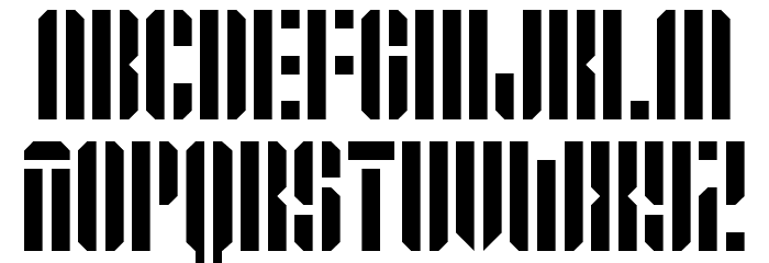 Operation Regular Font LOWERCASE