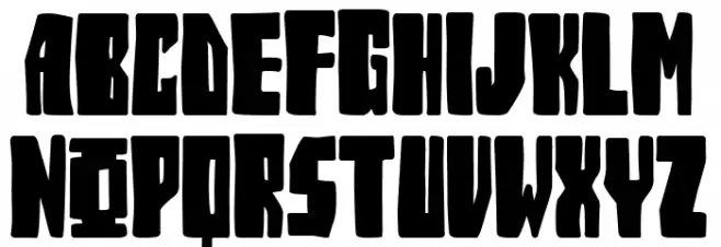 Operation Siberia Fonte MAIÚSCULAS