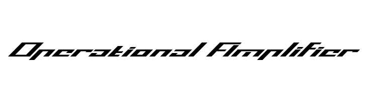 Operational Amplifier  Fuentes Gratis Descargar