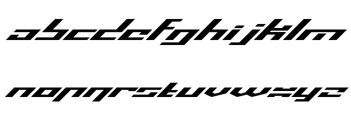 Operational Amplifier Font LOWERCASE