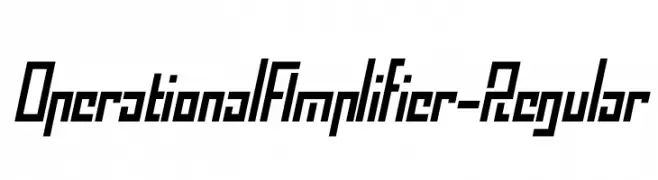 OperationalAmplifier-Regular  Descarca Fonturi Gratis