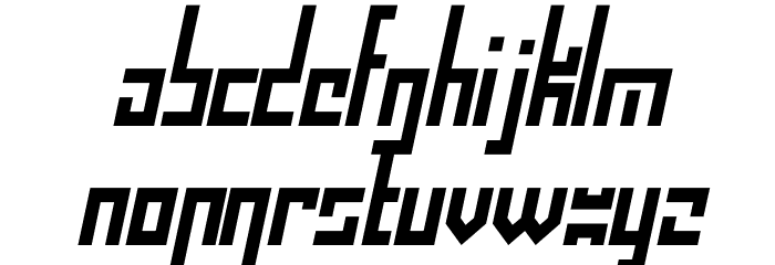 OperationalAmplifier-Regular Font LOWERCASE