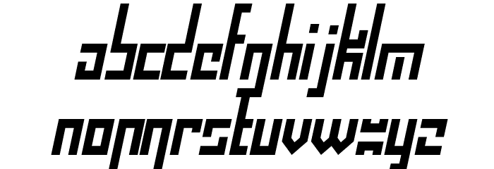 OperationalAmplifier-Regular Schriftart Kleinbuchstaben