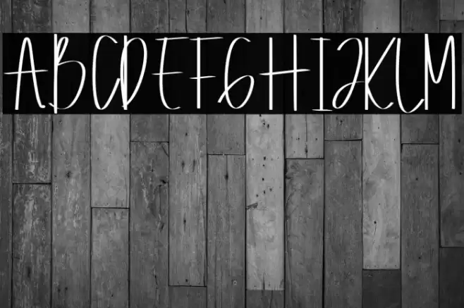 Ophalaria Font examples