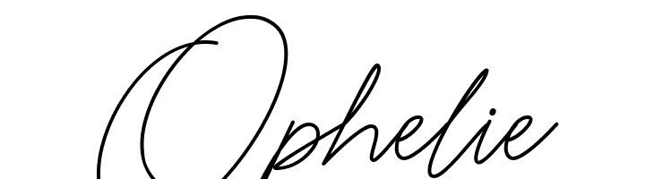 Ophelie  免费字体下载