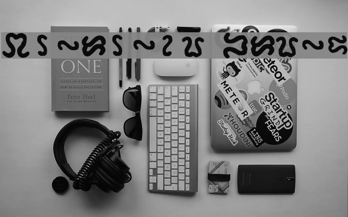 Ophidean Runes Font examples