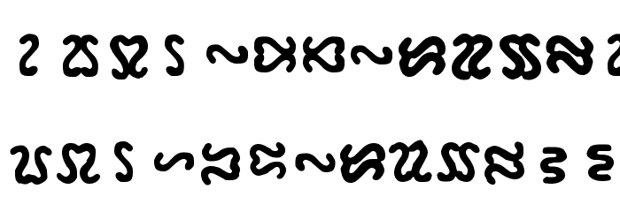 Ophidean Runes Font LOWERCASE