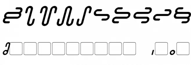 Ophidian Italic Font OTHER CHARS