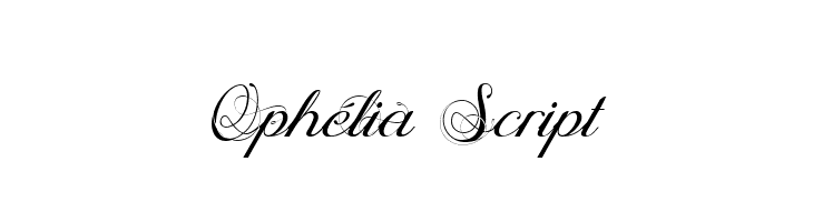 Ophélia Script Font