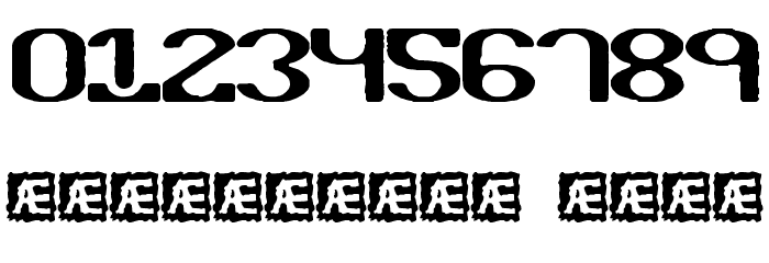 Opiated BRK Font OTHER CHARS