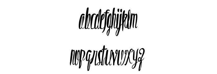 OpiatedValues Font LOWERCASE