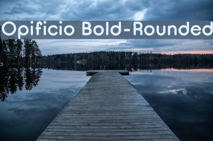 Opificio Bold-Rounded Font examples