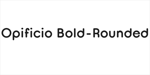 Opificio Bold-Rounded Logo