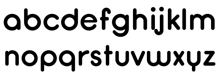 Opificio Bold-Rounded Font LOWERCASE
